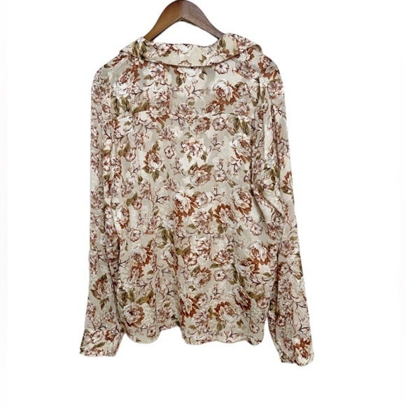 Sterling & Stitch Floral Chiffon Blouse - Picture 5 of 7